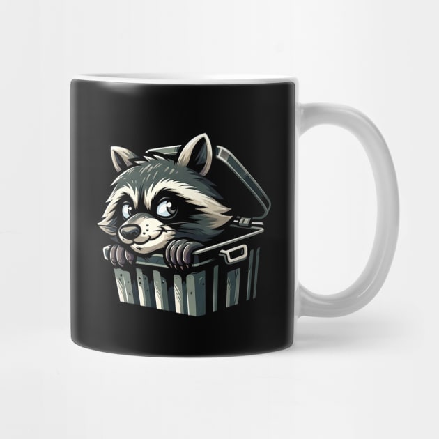 Mischievous Raccoon - Garbage Can Explorer by DefineWear